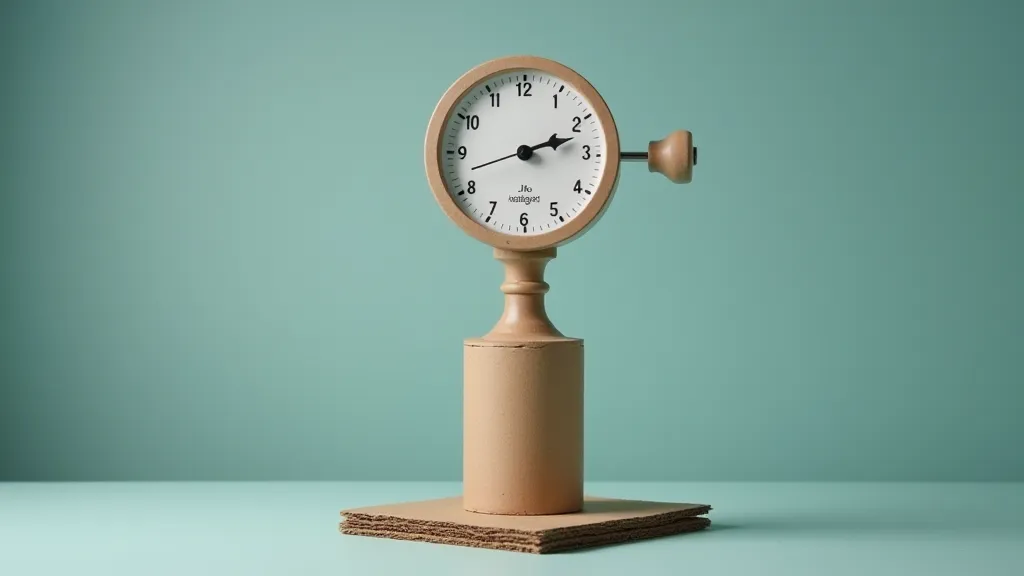 Finished anemometer on a base