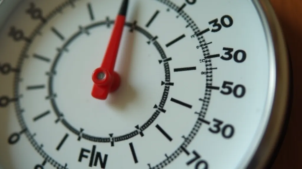 Hair hygrometer close up