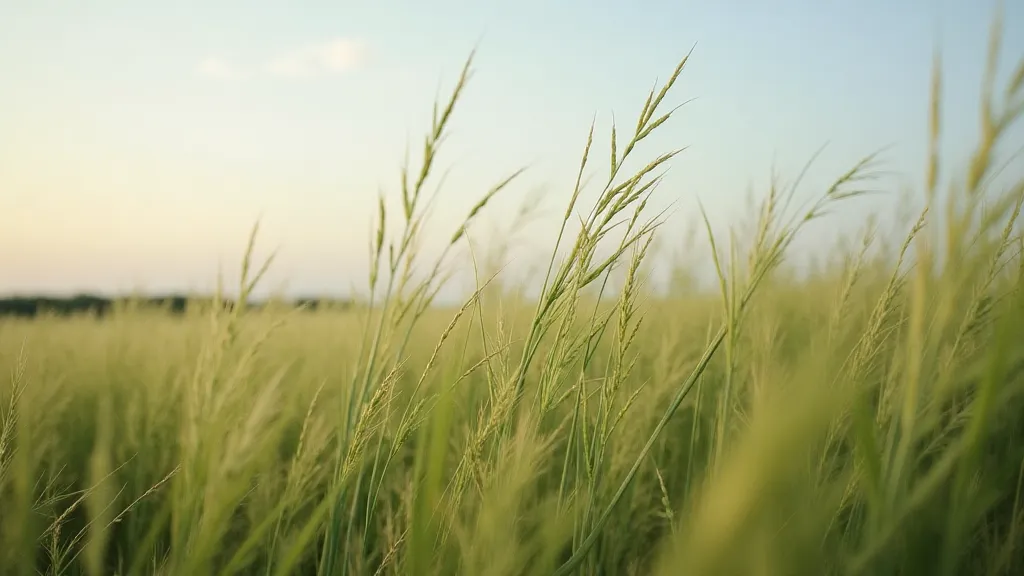 Field scene representing a weather station location